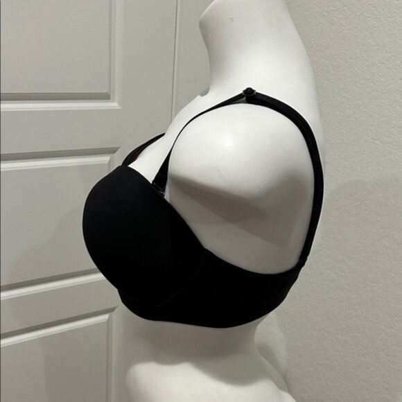 PINK Victoria's Secret Elegant Black Push Up Bra with Adjustable Straps - Picture 4 of 8